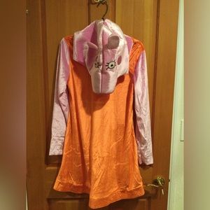 Woman’s mummy pig costume